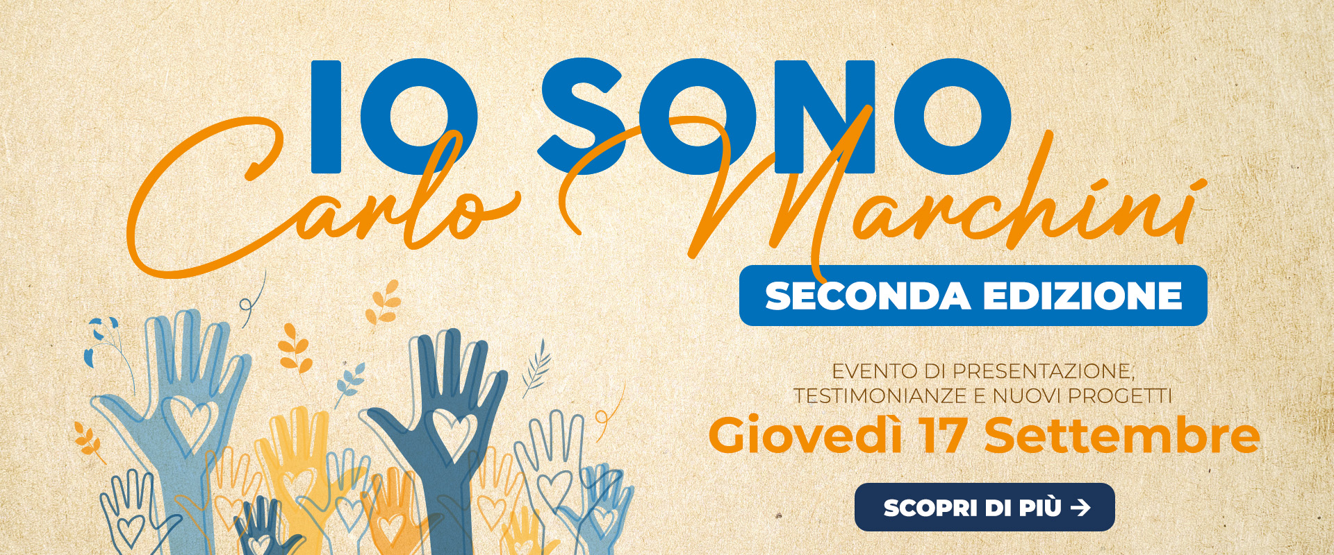 Evento Io sono Carlo Marchini